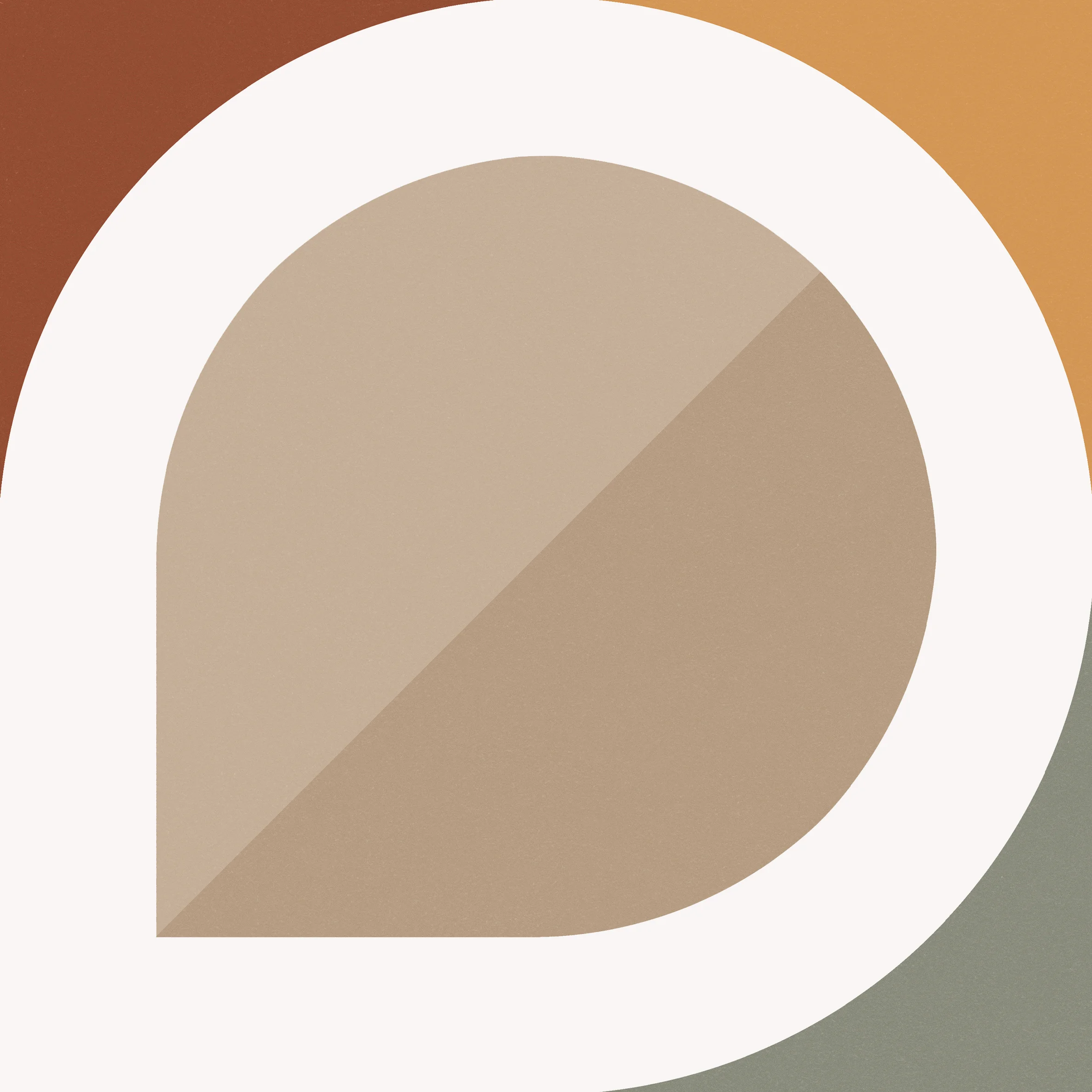 Equipe Bauhome Blatt Warm - 20x20 cm