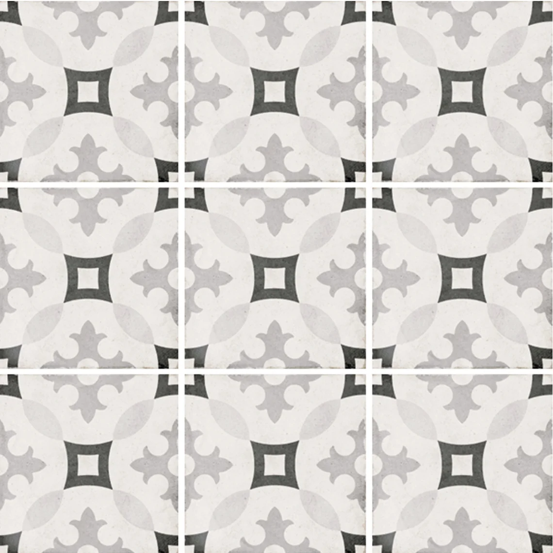 Equipe Art Nouveau Karlsplatz Grey - 20x20 cm