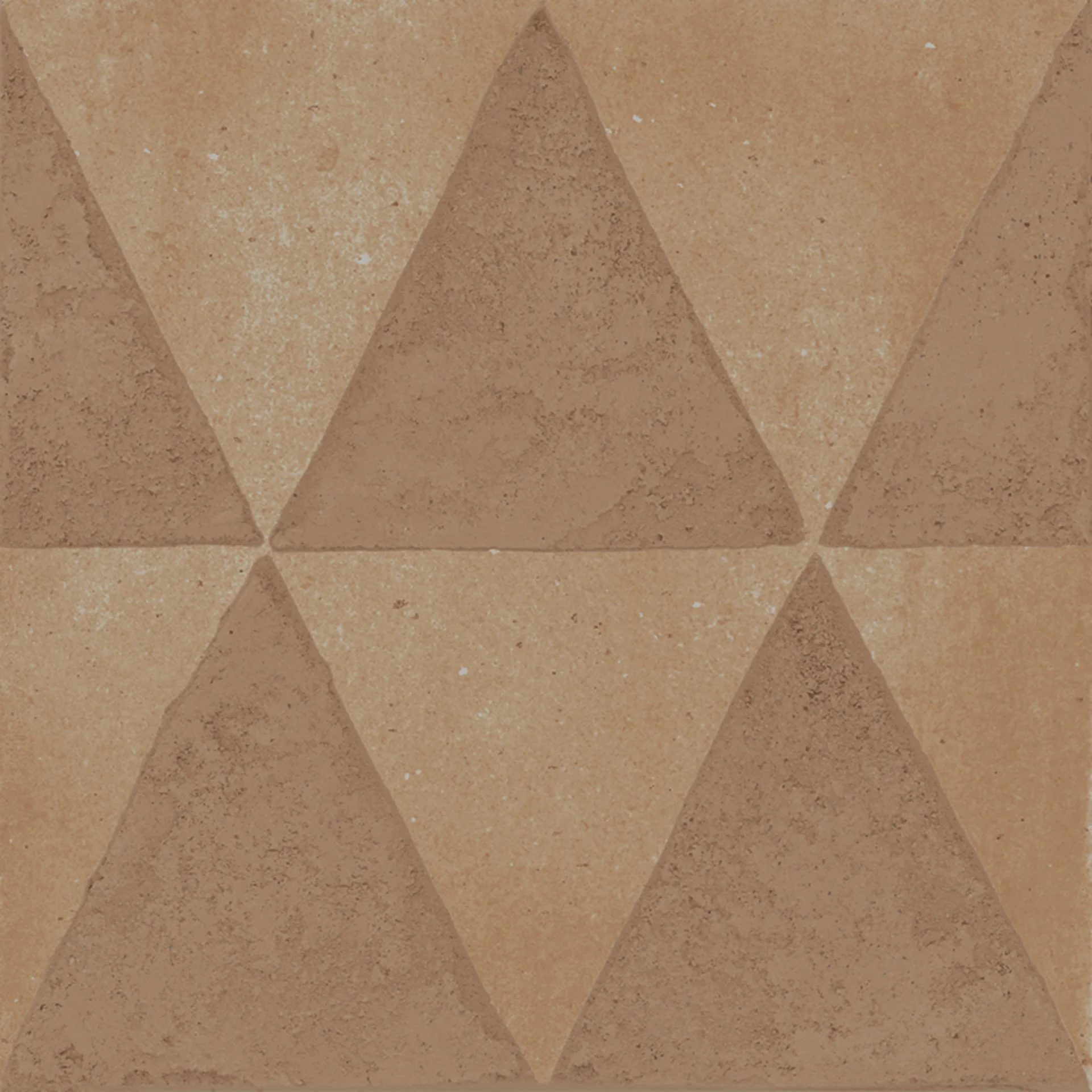 Marazzi ArtCraft Coccio Decoro Triangoli Matt - 20x20 cm R9 | 10 mm