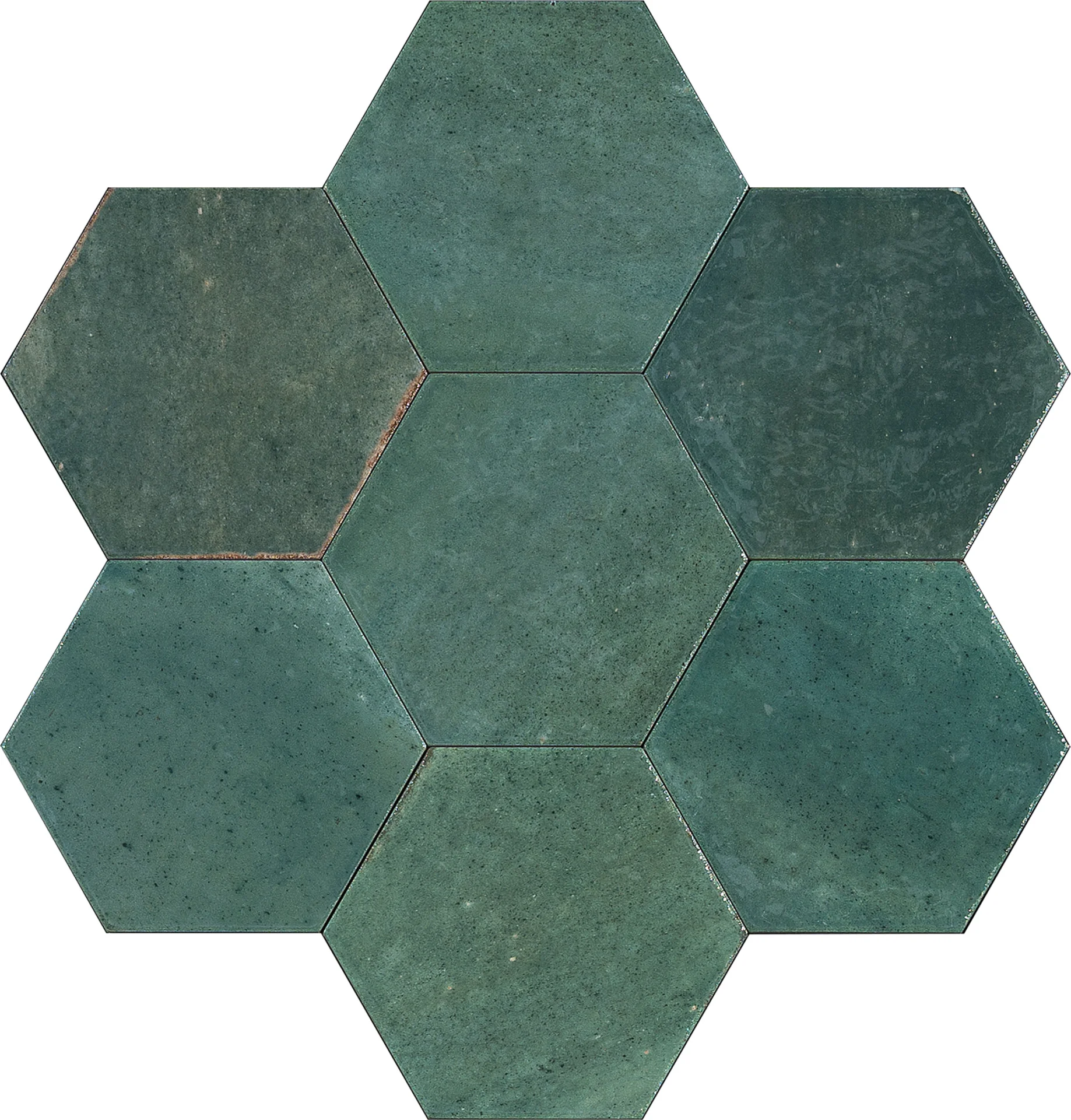 Marazzi Lume Green Glänzend - 18.2x21 cm | 9.5 mm