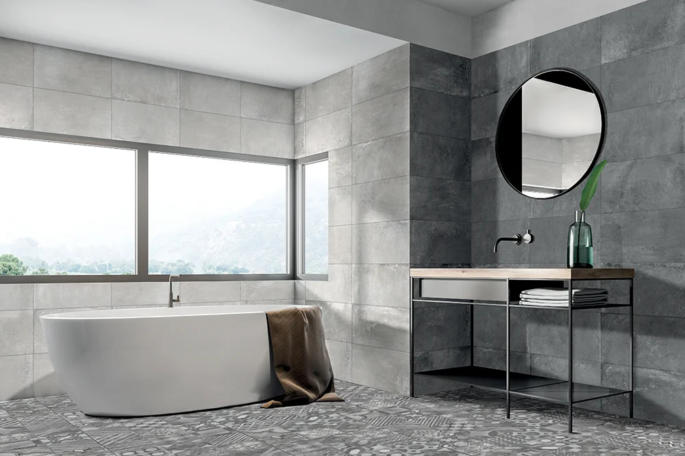 Bodenfliese New Urban Graphite - 81x81 cm