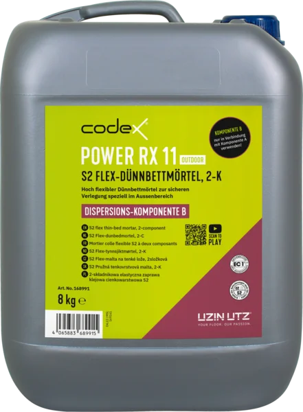 Codex Power RX 11 Outdoor S2 Flex-Dünnbettmörtel, 2-K - 20 KG