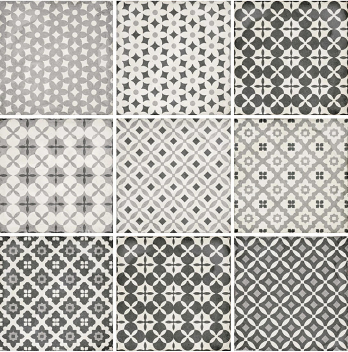 Equipe Art Nouveau Alameda Grey 20x20 cm 
