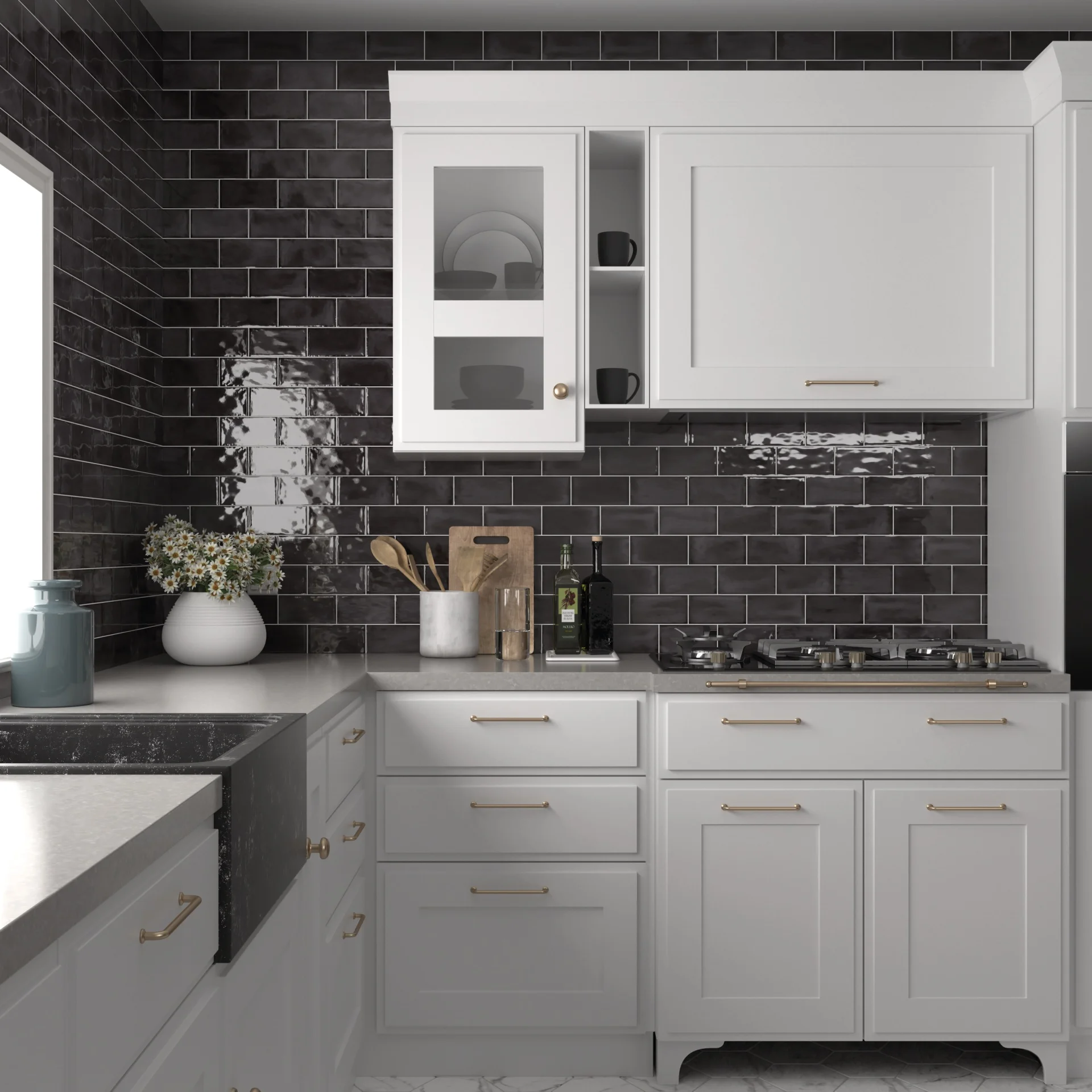 Equipe Splendours black - 7,5x30 cm