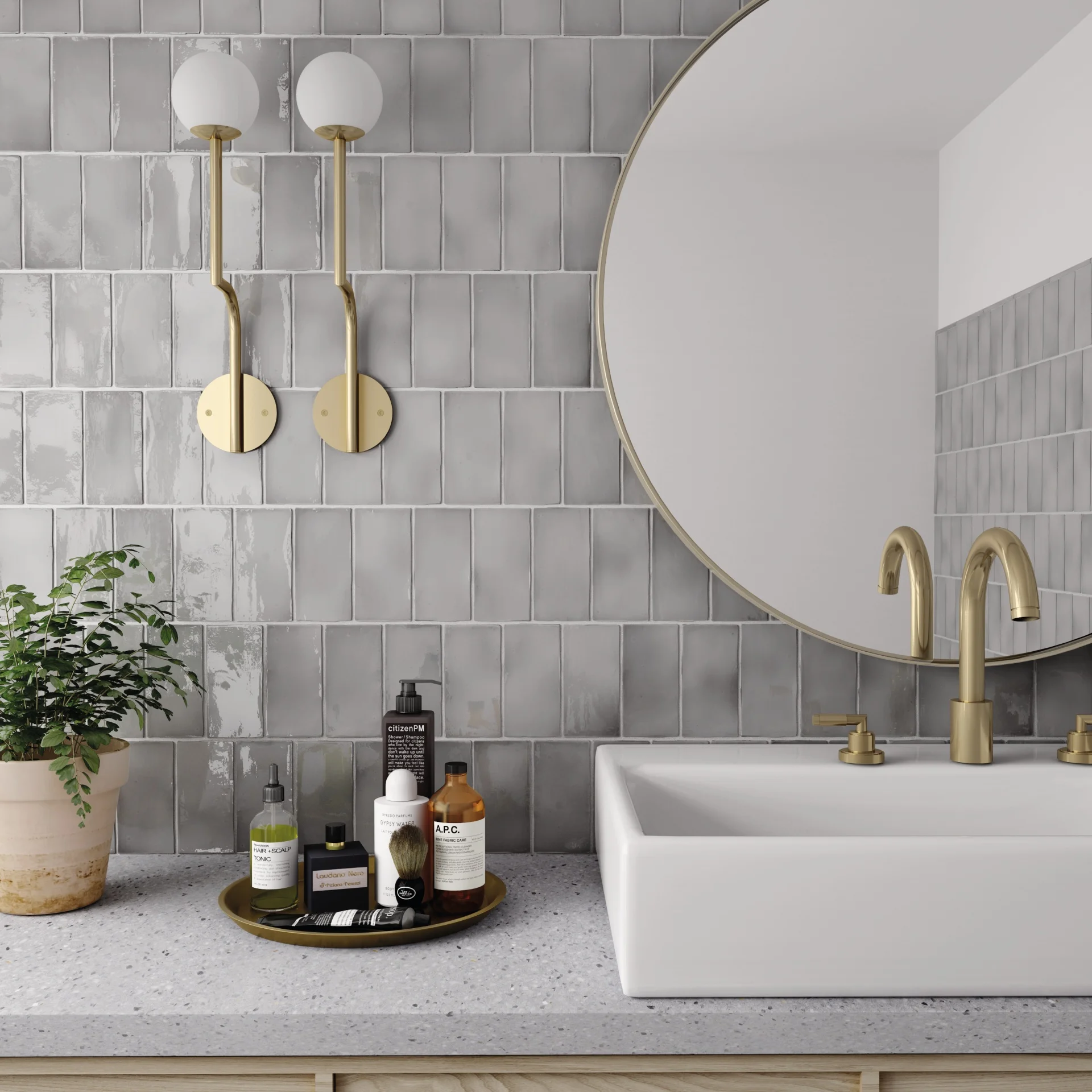 Equipe Manacor Mercury Grey - 7,5x15 cm