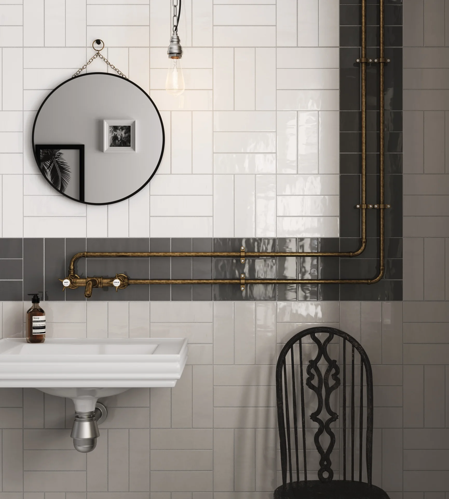 Equipe Country blanco glänzend - 6,5x40 cm