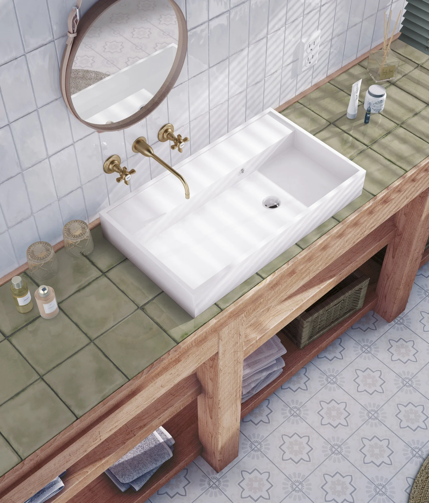 Equipe Splendours green - 7,5x30 cm