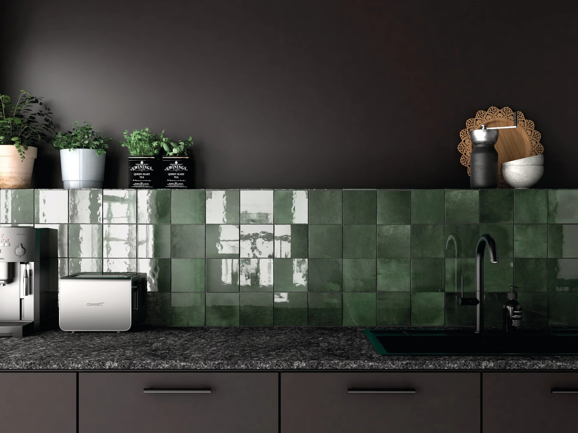 Equipe Artisan Moss Green - 13,2x13,2 cm