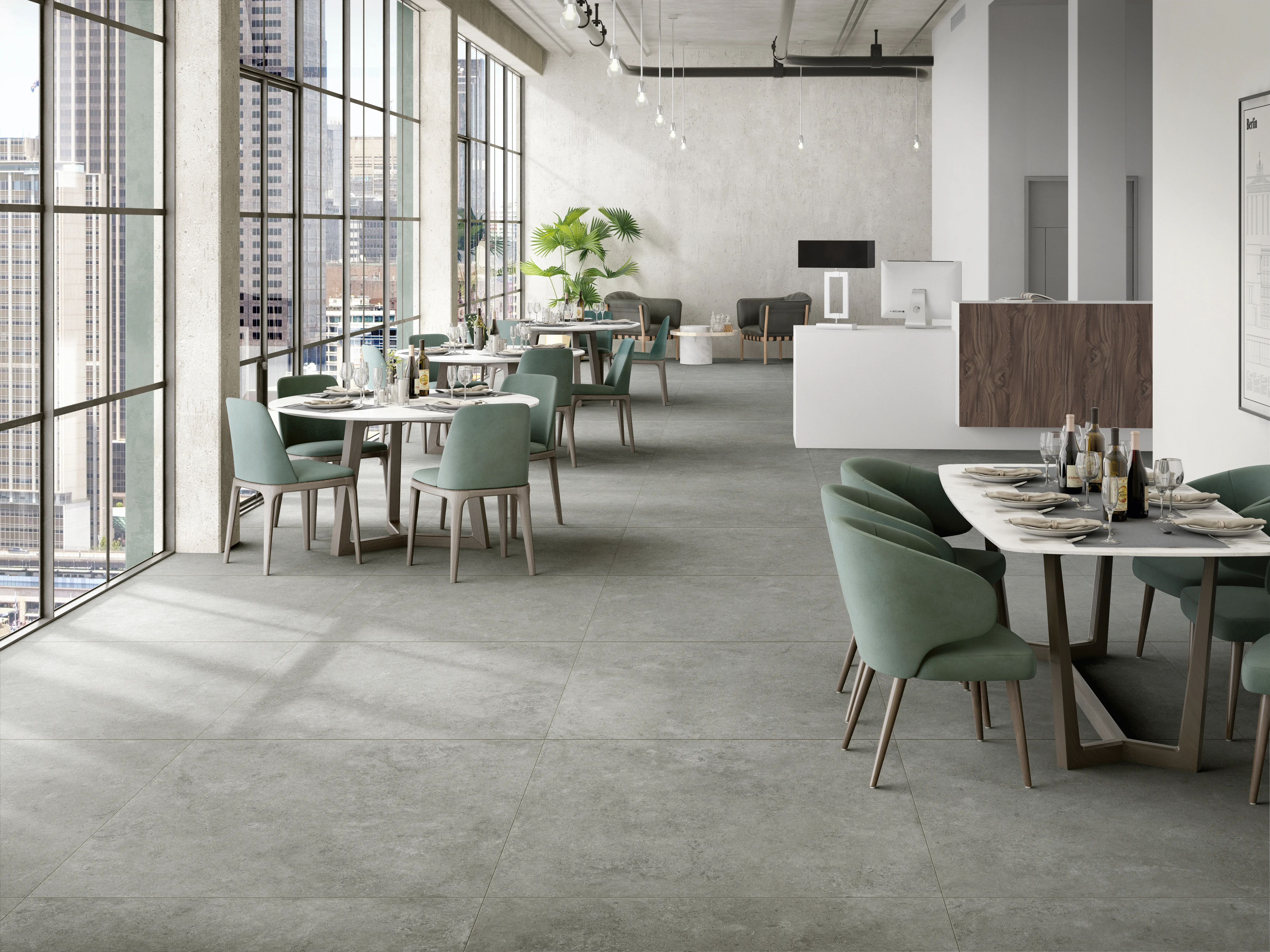 Century Glam Grigio Lappato - 120x120 cm