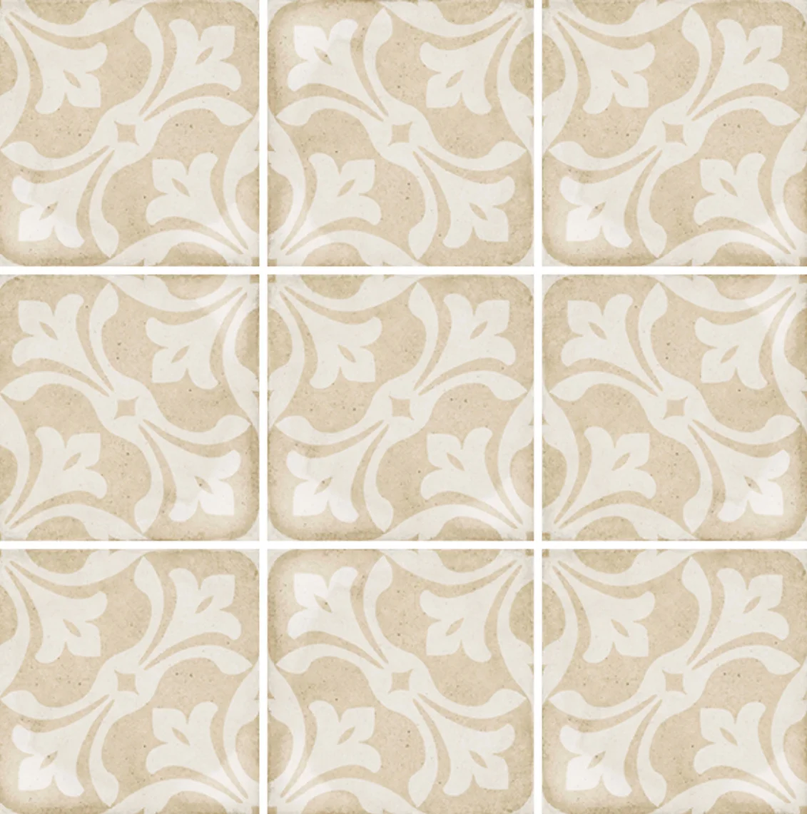 Equipe Art Nouveau La Rambla Biscuit - 20x20 cm