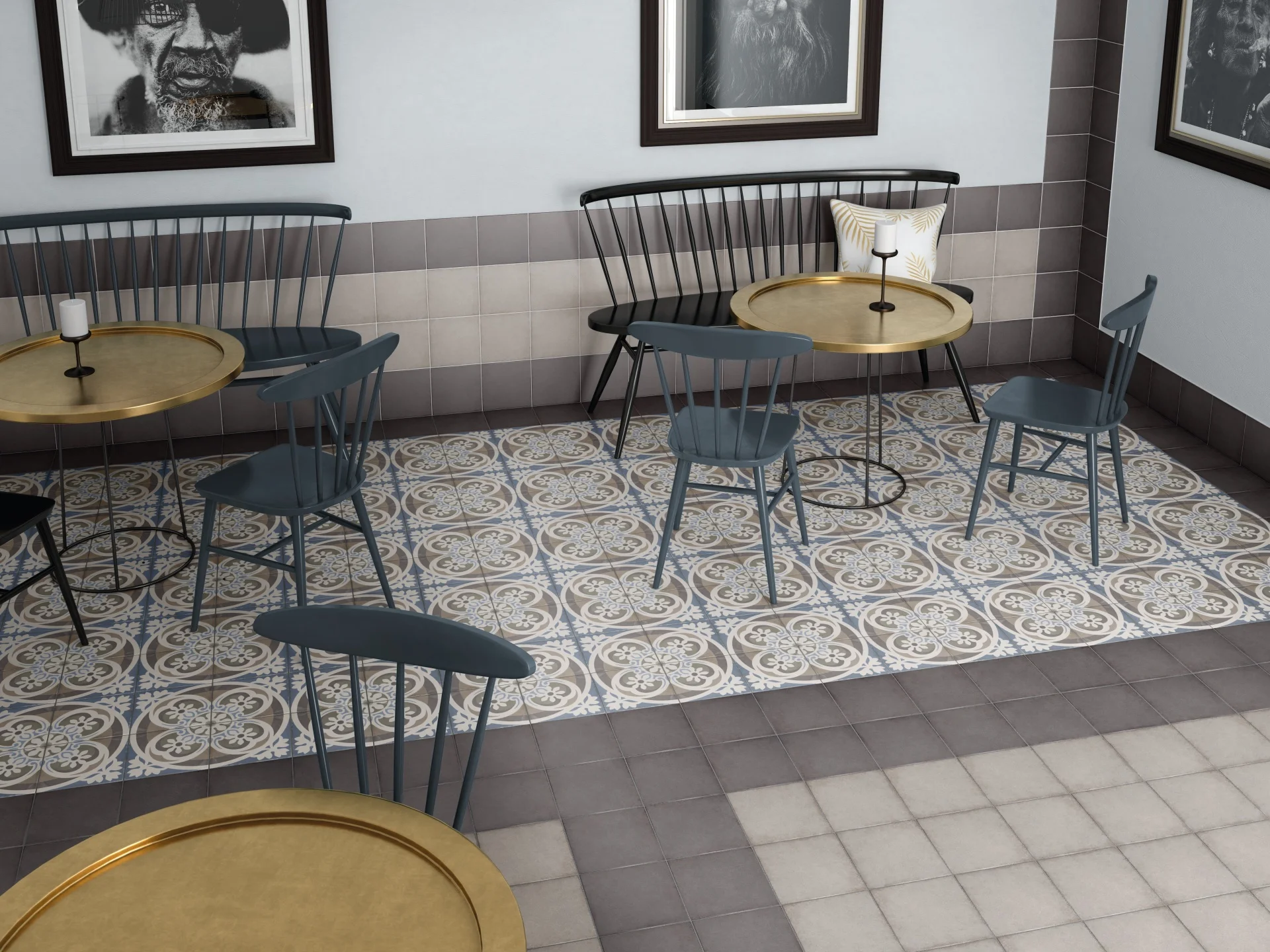 Equipe Art Nouveau Music Hall - 20x20 cm