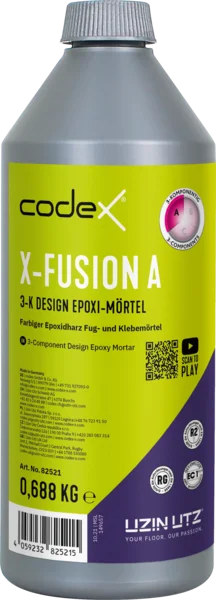 Codex X-Fusion 3-K Design Epoxi-Mörtel Harz A+B - 0,9 KG