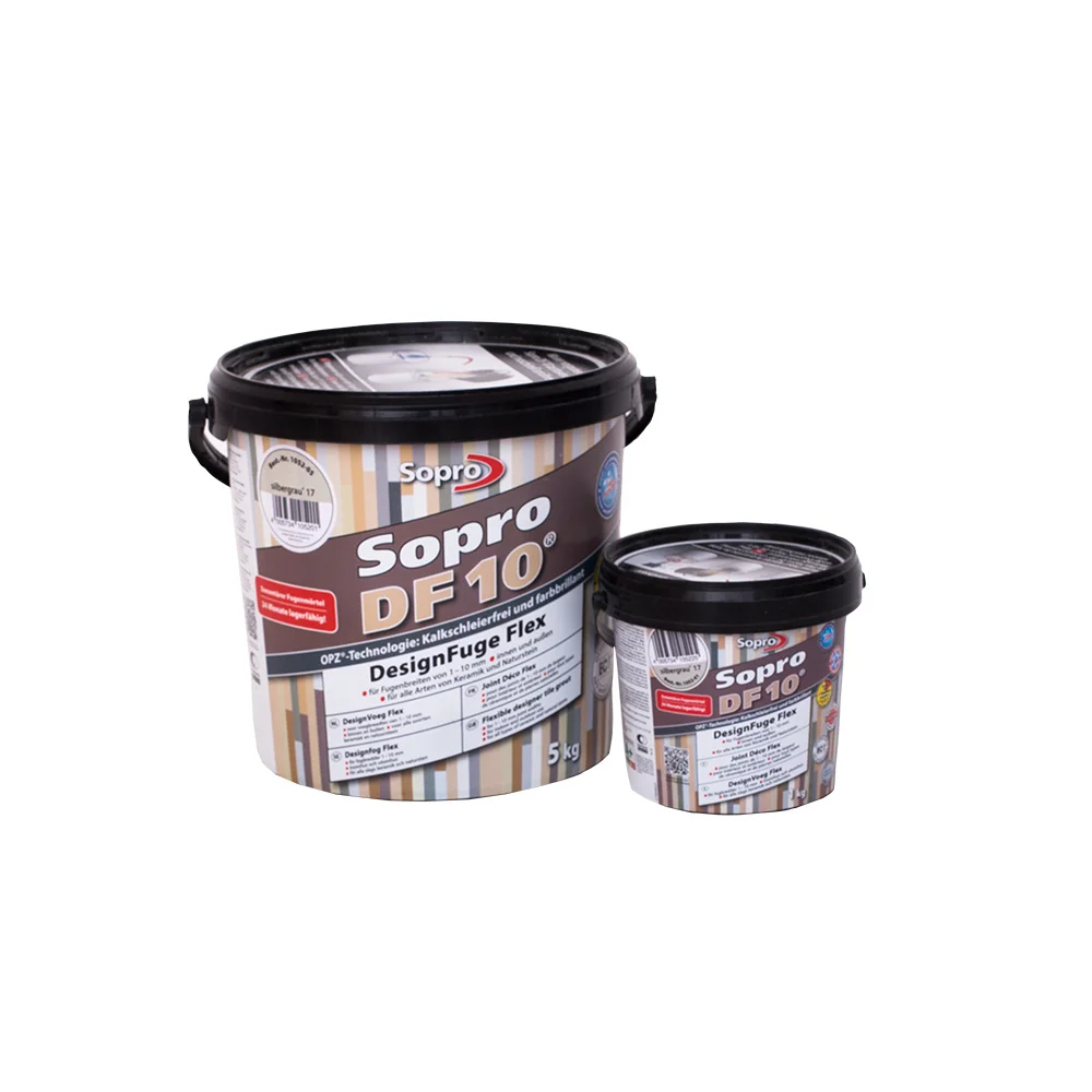 Sopro DF 10® DesignFuge Flex 1–10 mm betongrau 14 - 5 KG