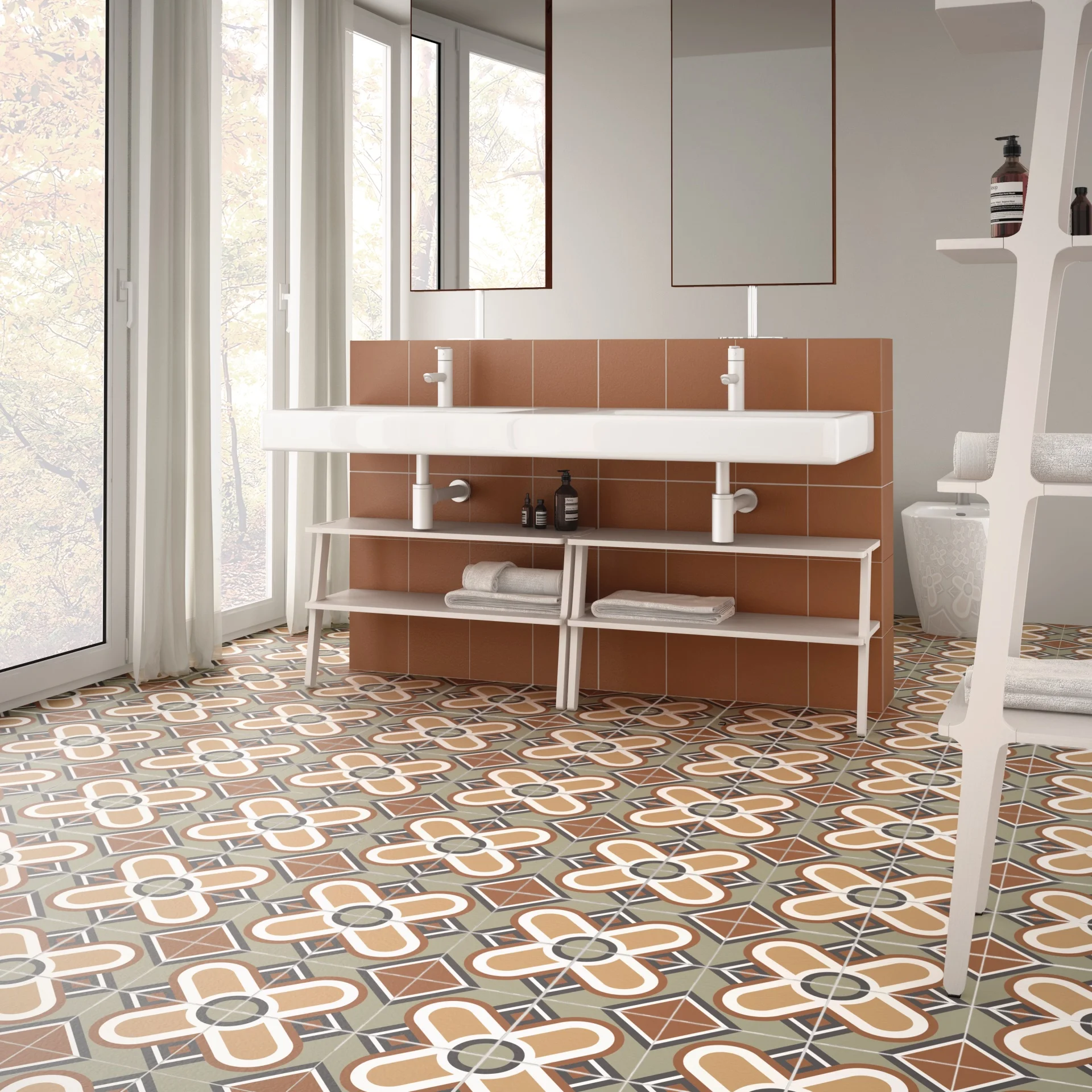 Equipe Bauhome Blume Warm - 20x20 cm