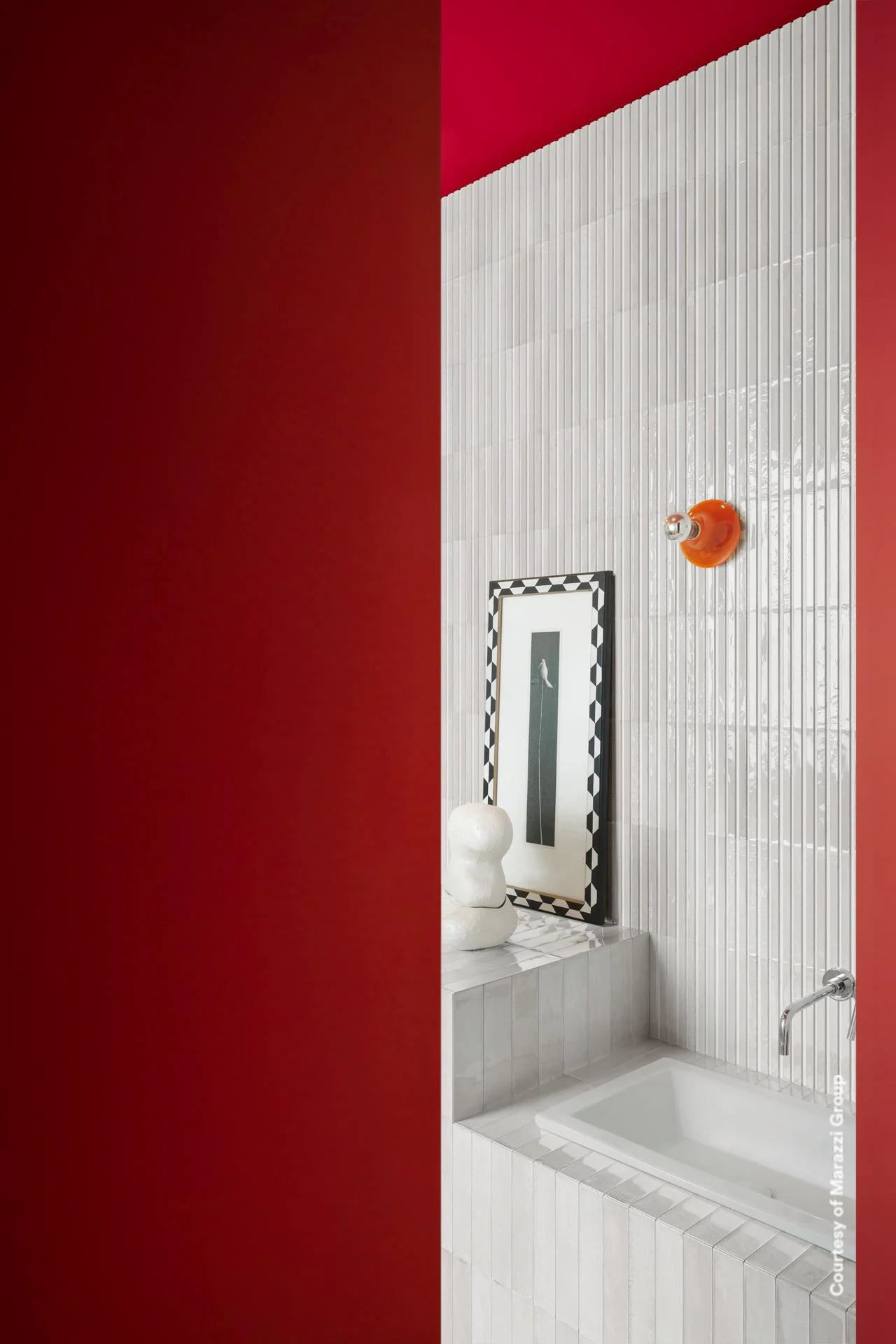 Marazzi Lume white - 6x24 cm glänzend | 9,5 mm