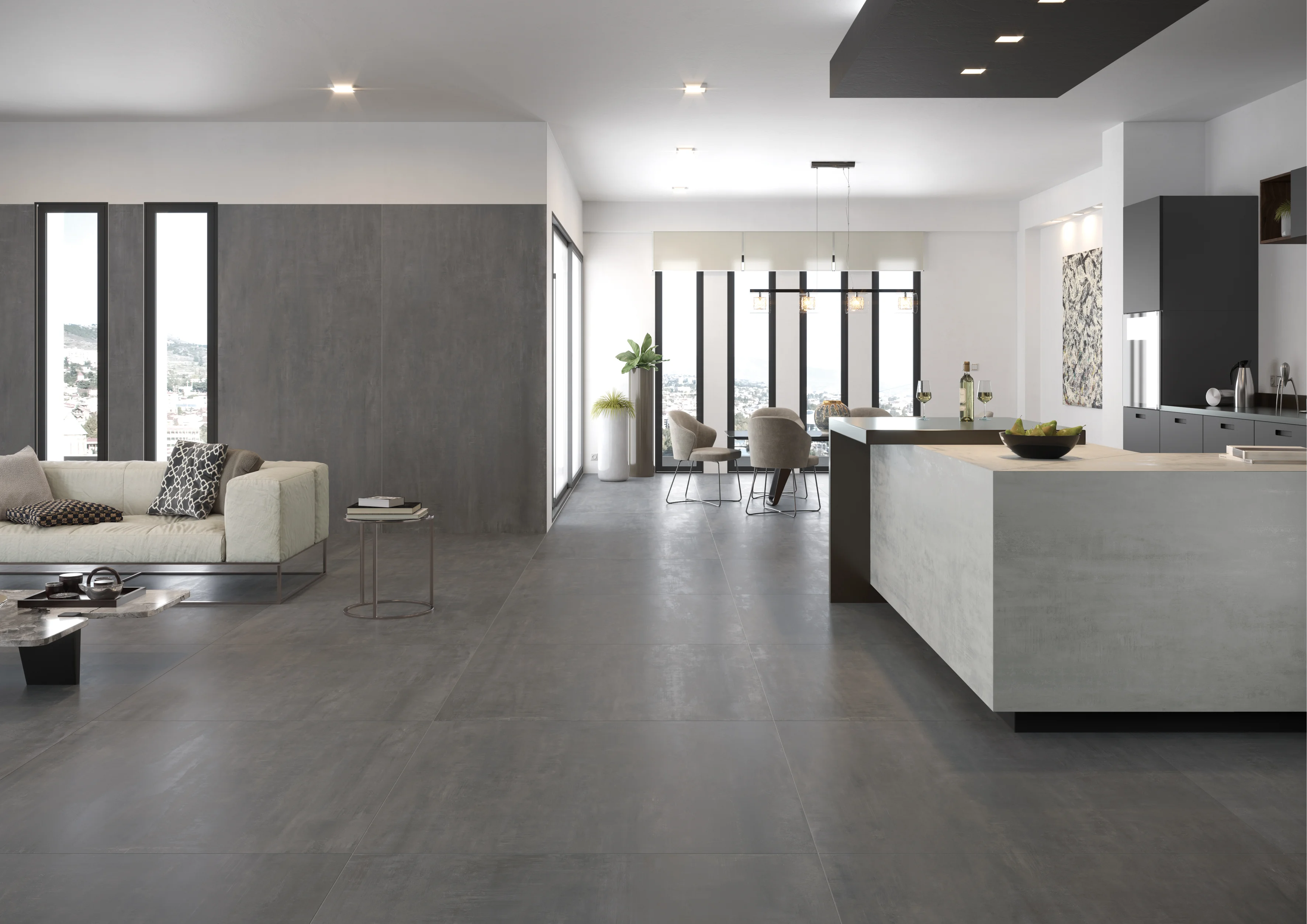 Century Titan Aluminium - 60x120 cm