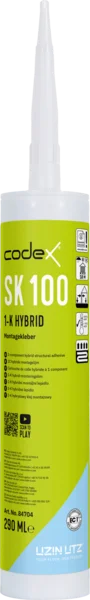 Codex SK 100 1-K Hybrid- Montagekleber - 290 ml