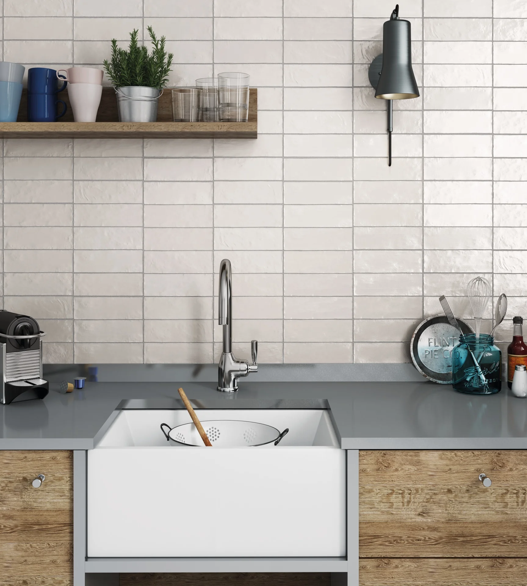 Equipe Mallorca weiß - 6,5x20 cm