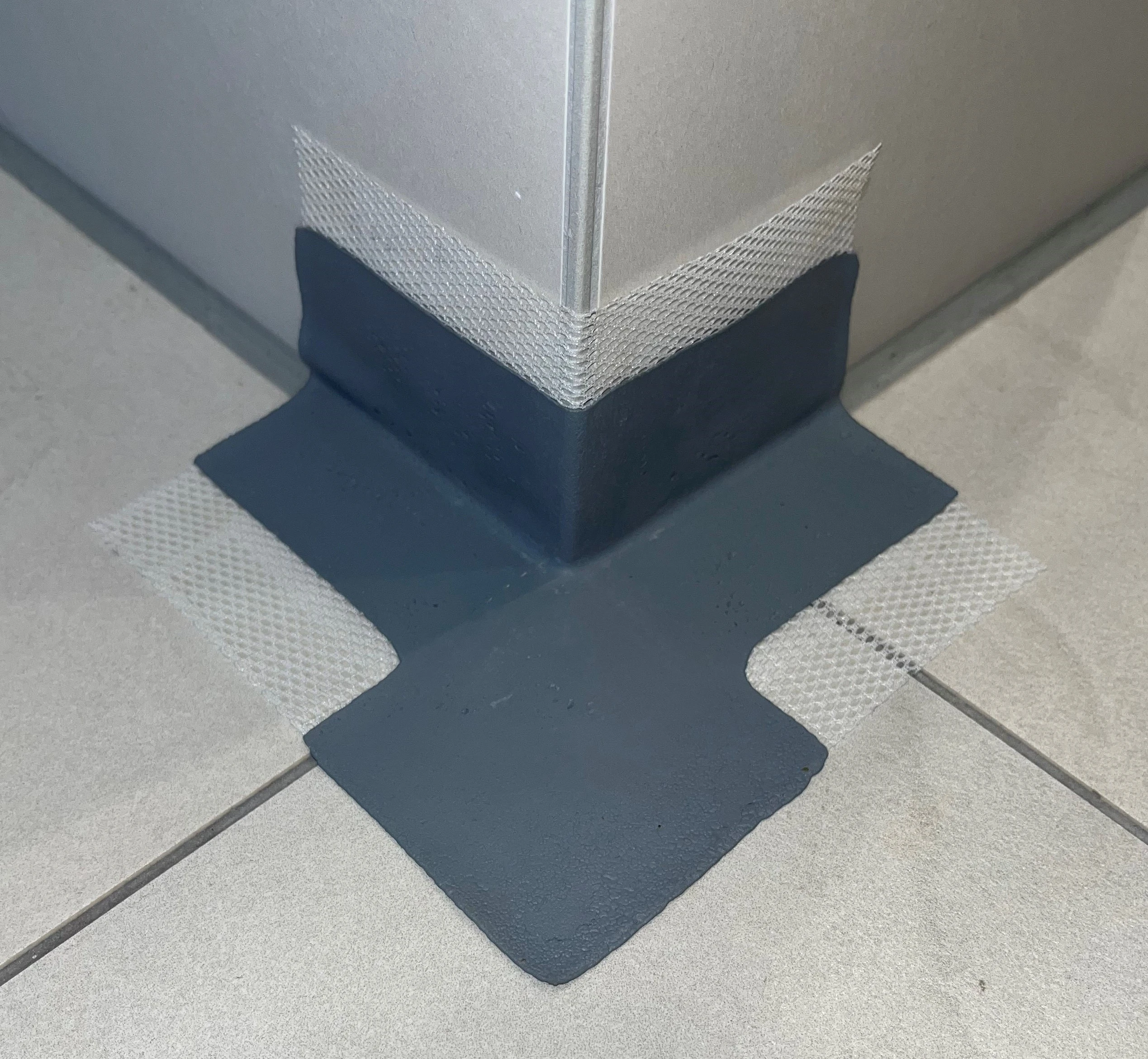 Dichtband Außenecke grau