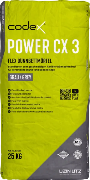Codex Power CX 3 Dünnbettmörtel - 25 KG