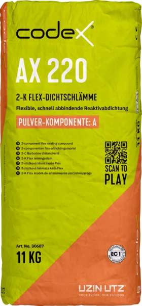Codex AX 220 2-K Flex-Dichtschlämme - 11 KG + 11 KG