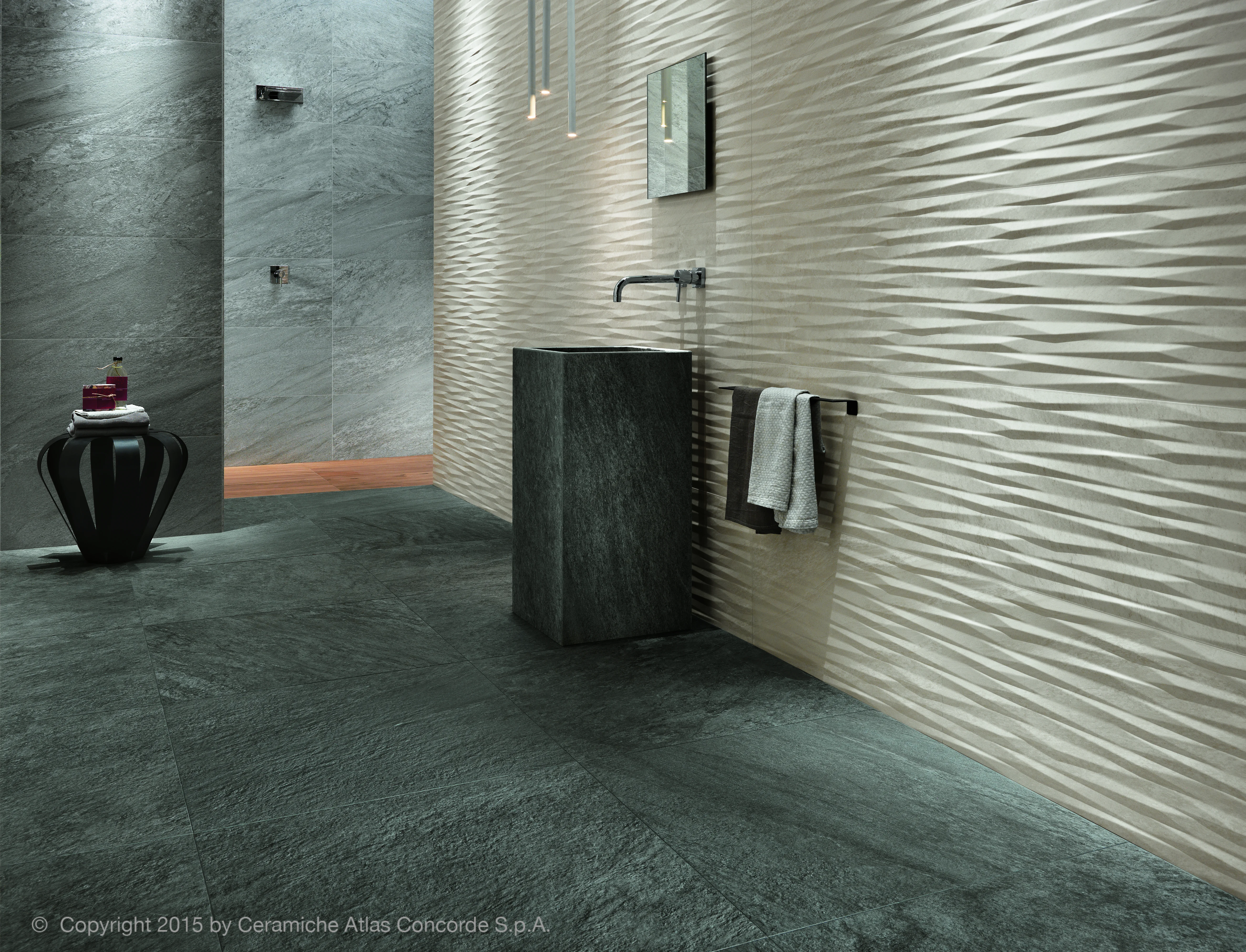 Atlas Concorde Brave Blade Gypsum Matt - 40x80 cm | 10 mm