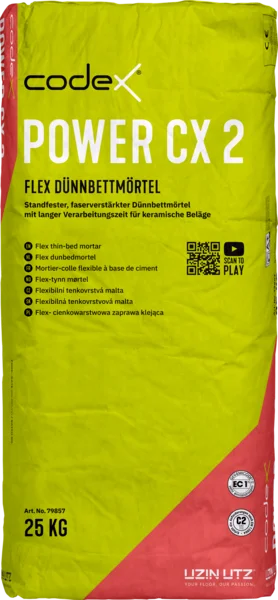 Codex Power CX 2 Flex-Dünnbettmörtel - 25 KG