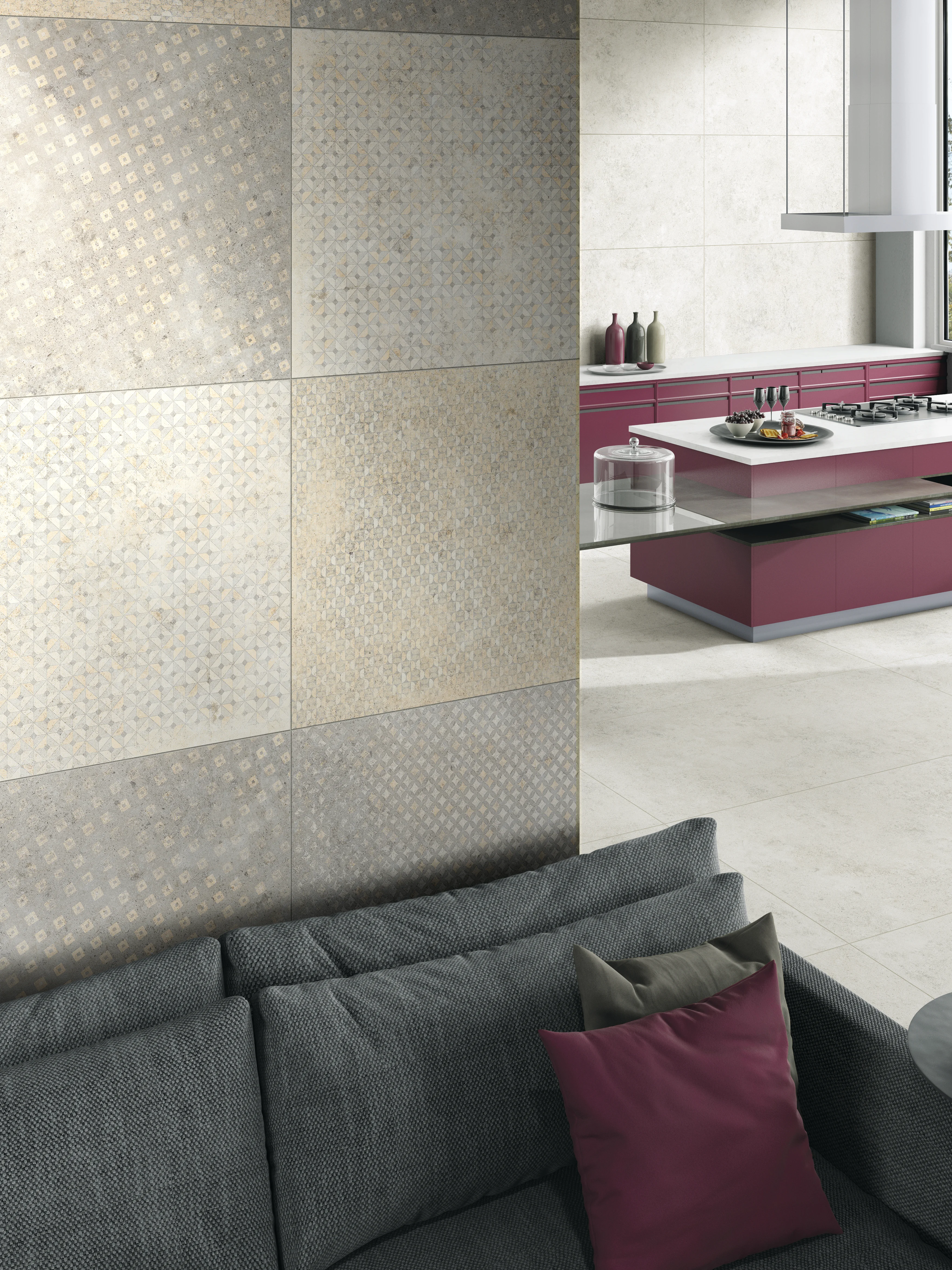 Century Glam Bianco Lappato - 60x60 cm